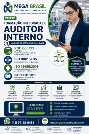 AUDITOR 4 RCD 665, ISO 9001, ISO 13485 e 19011