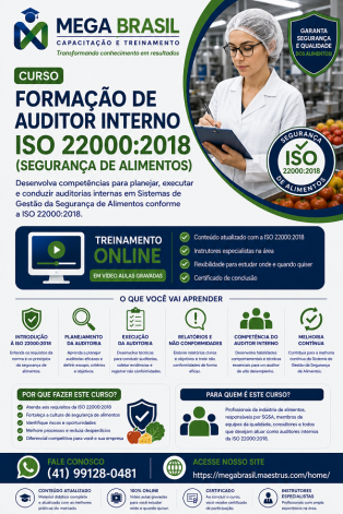 ISO 22000 - AUDITOR INTERNO-600