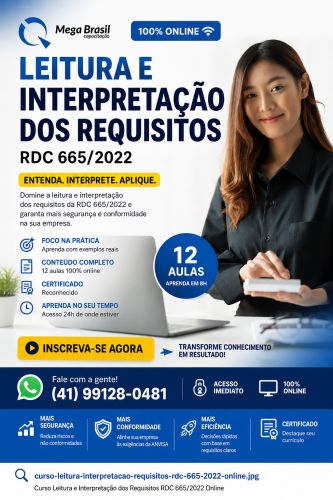 LEITURA E INTERPRETAÇÃO RDC 665-22