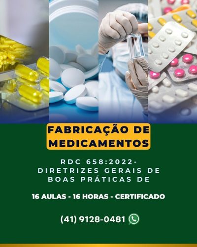 RDC 658 - FABRICAÇÃO DE MEDICAMENTOS - 600