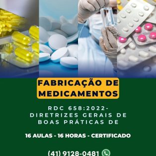RDC 658 - FABRICAÇÃO DE MEDICAMENTOS - 600