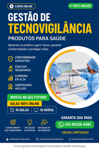 TECNOVIGILANCIA -PRODUTOS PARA SAÚDE